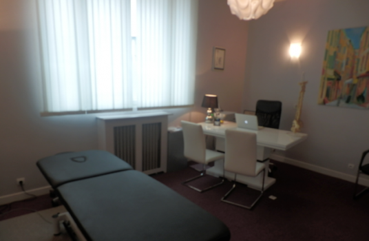 Photo salle de consultaion osteopathe paris 16